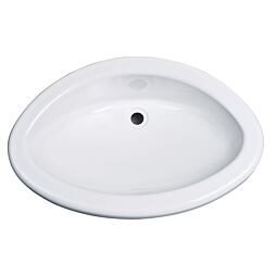 Vestavné oválné umyvadlo Comet Oval Maxi