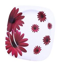 Dva melaminové talíře Camp4 Red Flower