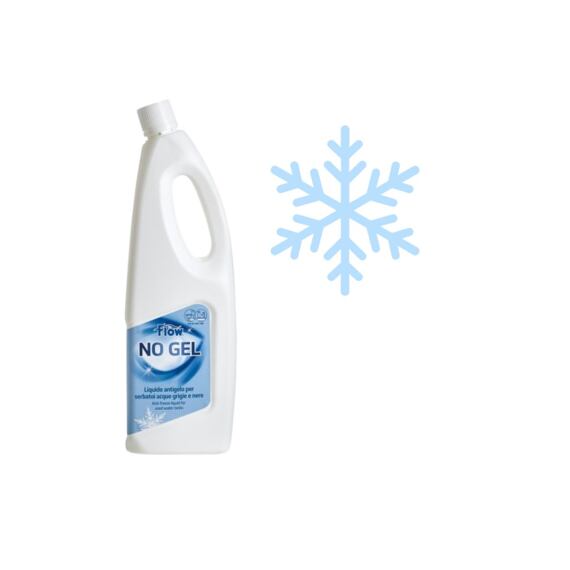 Nemrznoucí kapalina Flow No Gel pro nádrže na šedou vodu a odpadní kazety 2l
