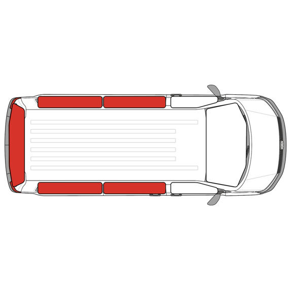 Termofolie Holiday Travel pro VW ID. BUZZ - sada pro zadní část vozu