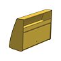 Podstropní skříňka KRS HomeMADE Basic nad spaní, levá, L4H3